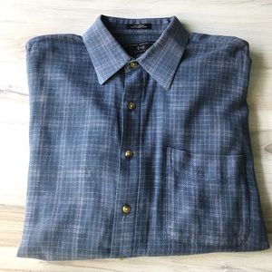 Henry Grethel Check Pattern Short Sleeve Shirt XL